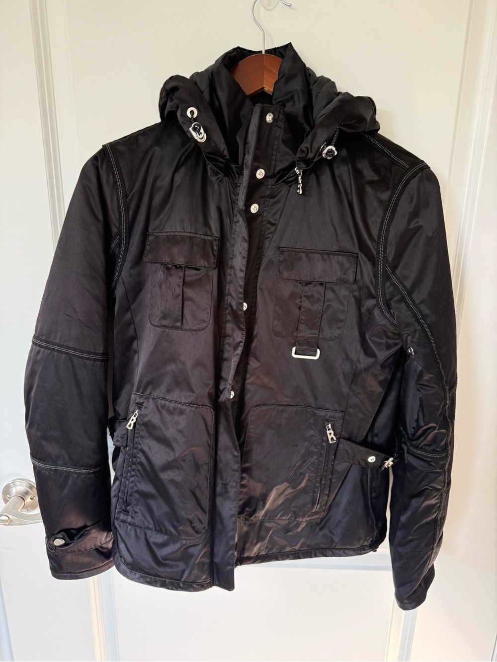 Bogner Vintage Satin Jacket Size US 6